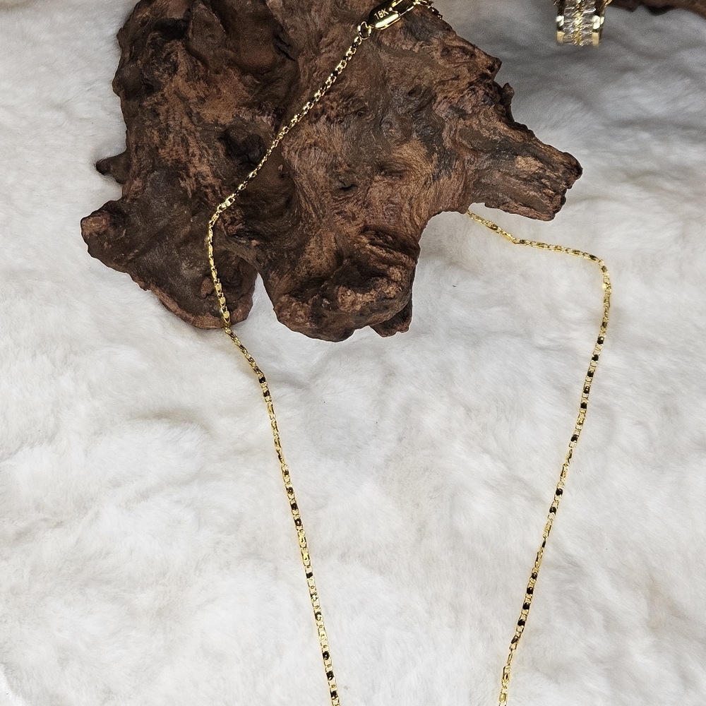 18K Gold Italian Anchor Chain